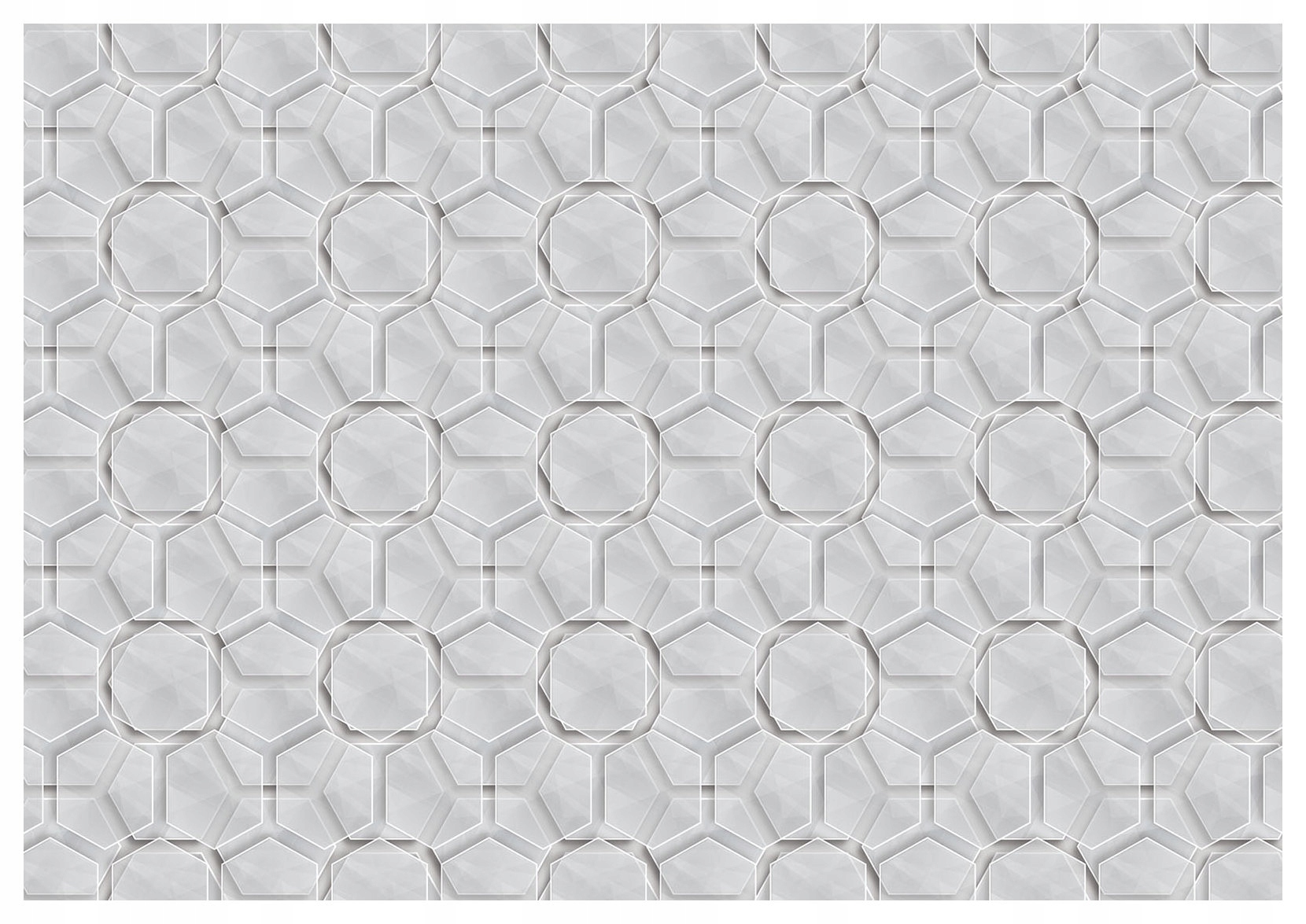 Vliesová fototapeta Geometrický ornament šedé postavy 416x290 lepidlo