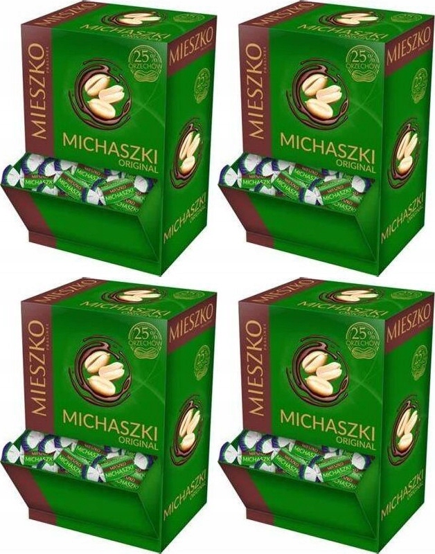 Cukierki Michaszki Original Mieszko 10kg z orzeszkami w czekoladzie