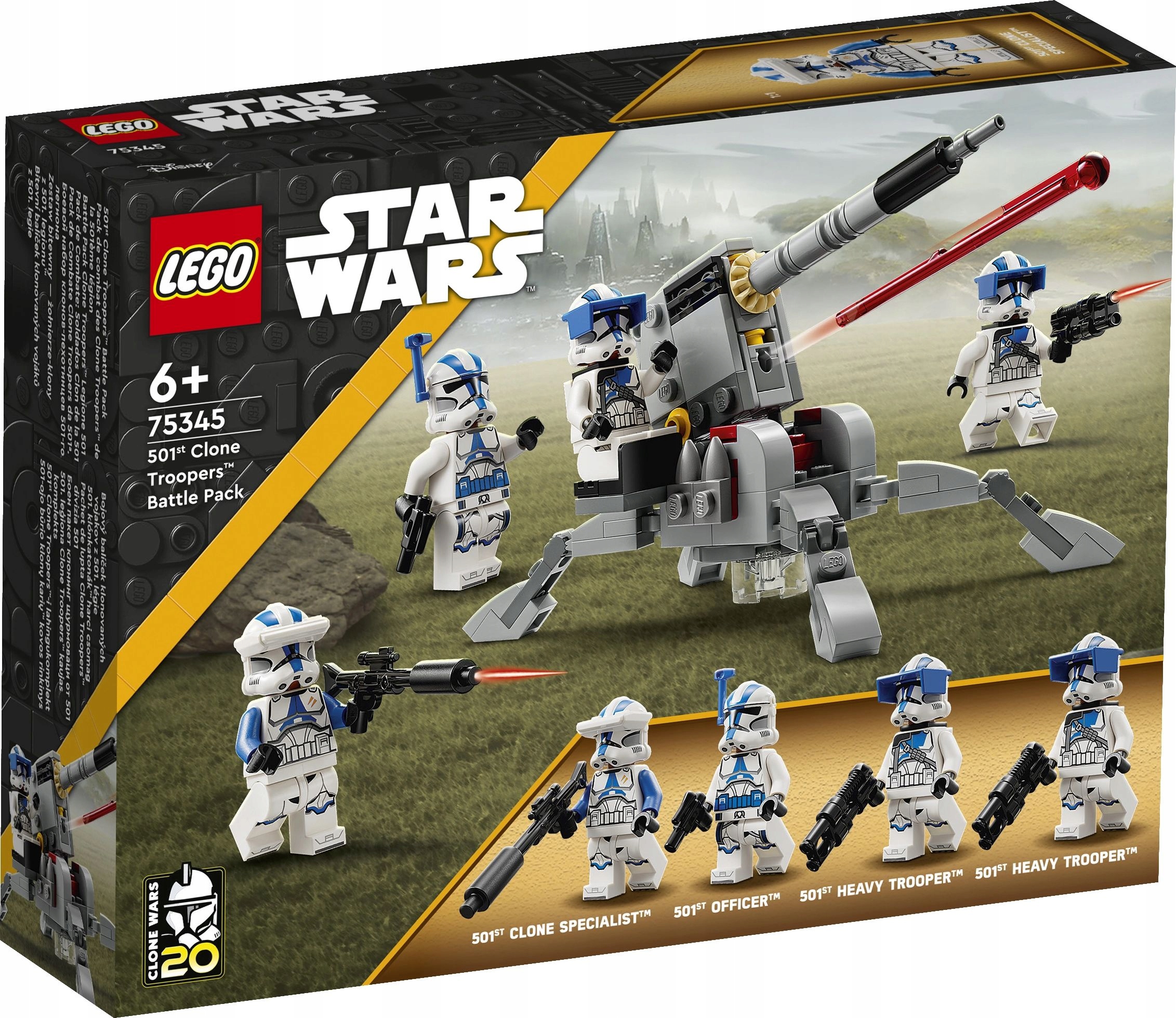 

Lego Star Wars Zestaw bitewny klony z 501 75345