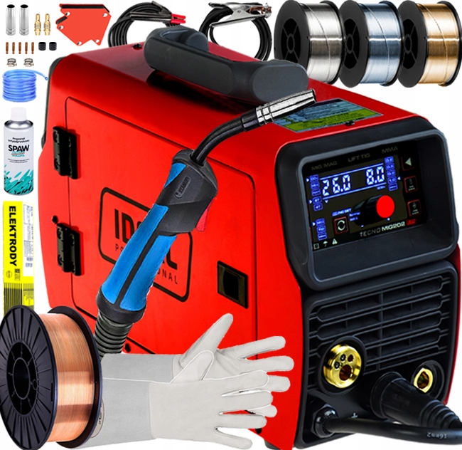 Invertorová Svářečka Ideal Mig 200A Euro 230V 3V1