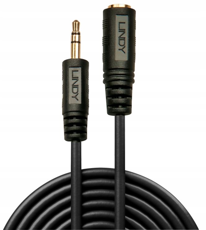 Przedłużacz audio mini jack 3.5mm 2m Lindy 35652 Marka Lindy