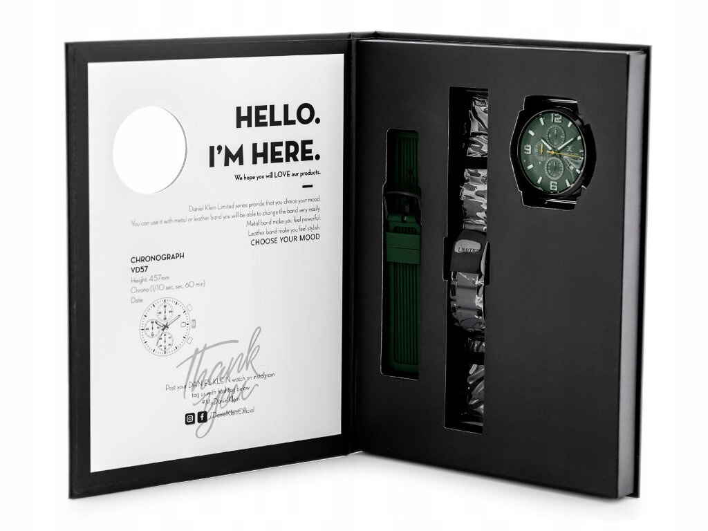 Hodinky Daniel Klein DK12886-5 dárkový set Chronorgaf Gravírování