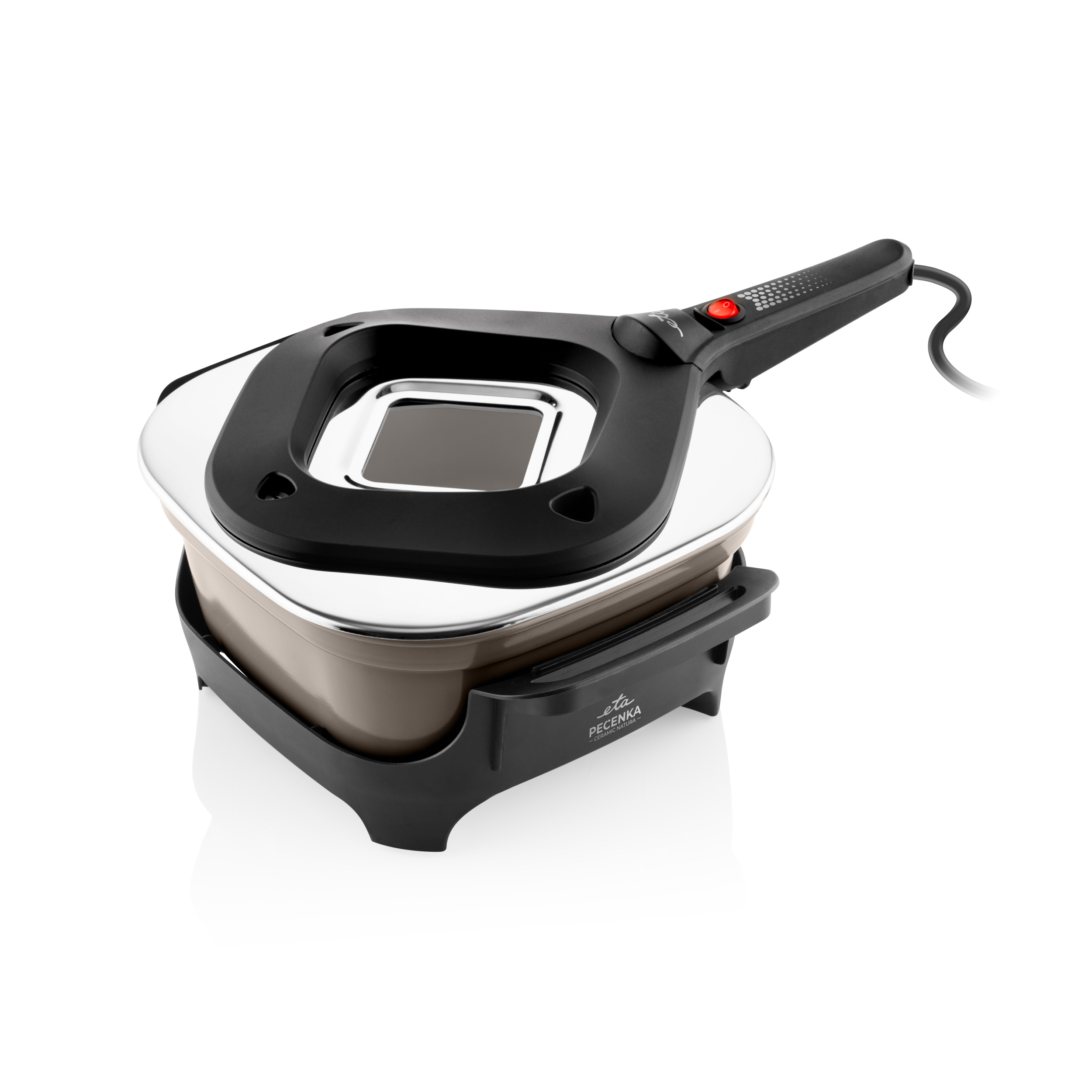 Prodiż Eta Pecenka Ceramic Natura szary ETA013390051 475 W, 4,3 L, Ceramika