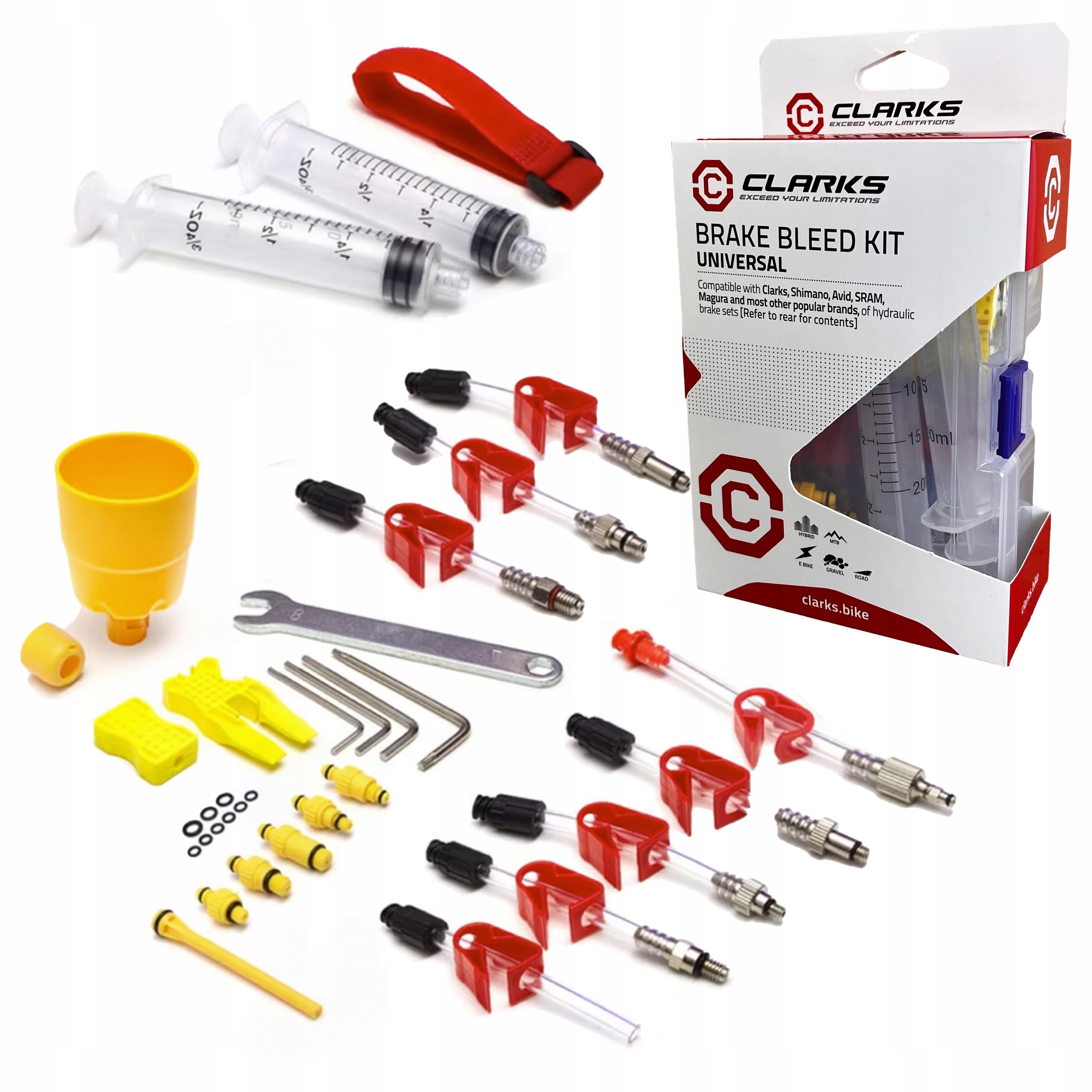 Uniwersalny Zestaw do Odpowietrzania Hamulców Rowerowych Clarks