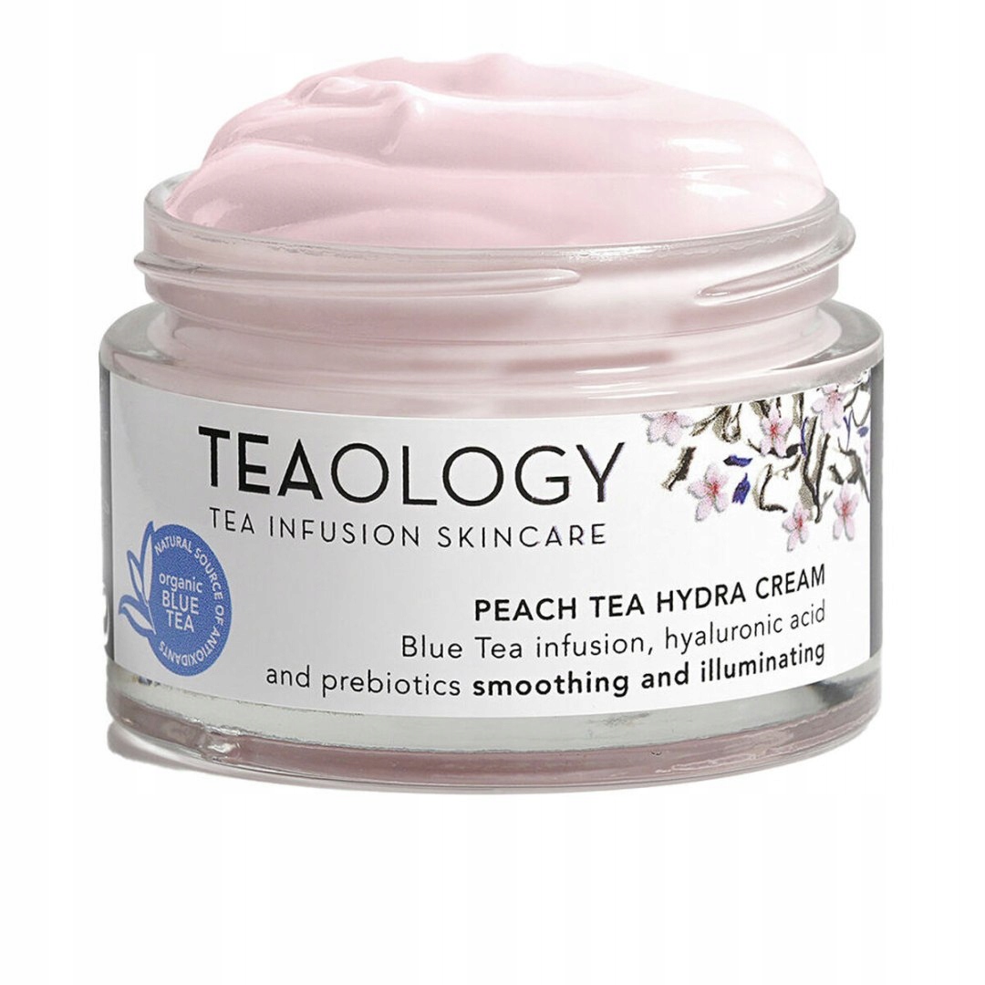 Hydratační krém Teaology Rozjasňovač Čaj broskvový 50 ml