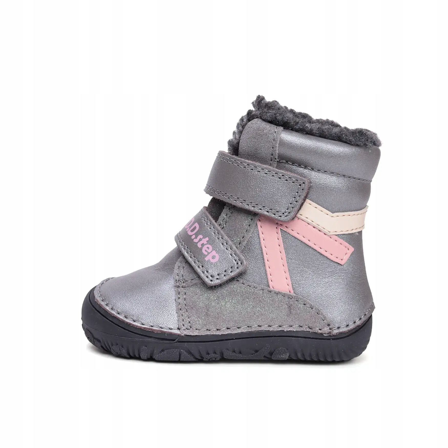 Zimowe buty barefoot D.D. Step W073-52306D Dark Grey 28