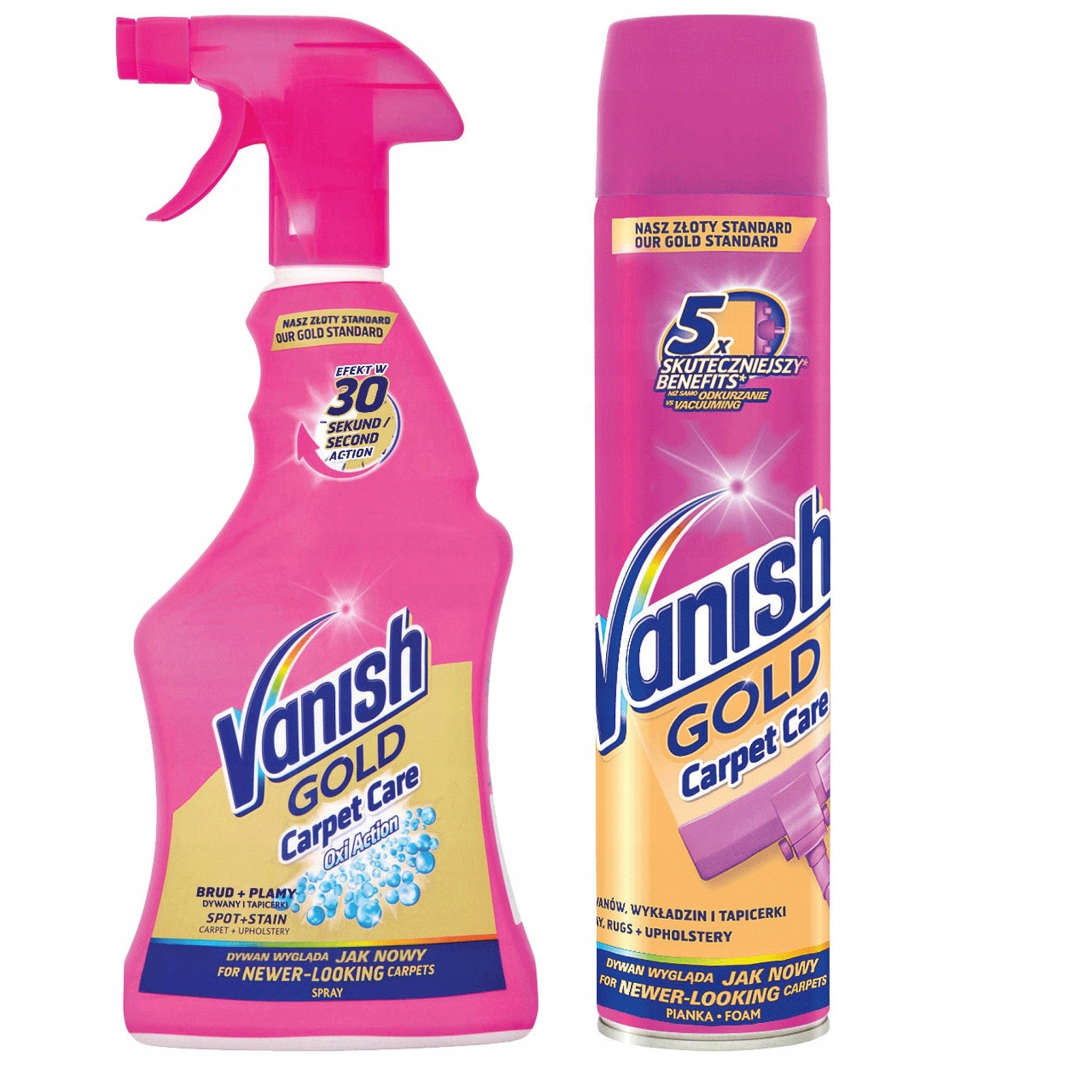 

Vanish Gold Pianka Odplamiacz do Dywanów Tapicerek
