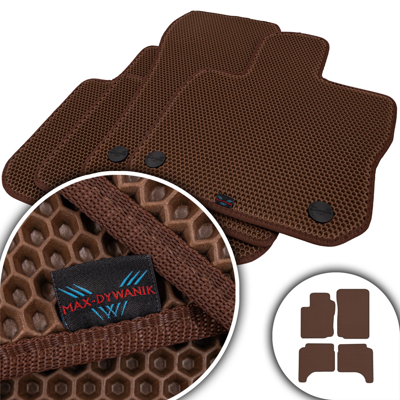 Suzuki Grand Vitara 5D 99-05 Koberce Eva Eternity Hnedá Honey