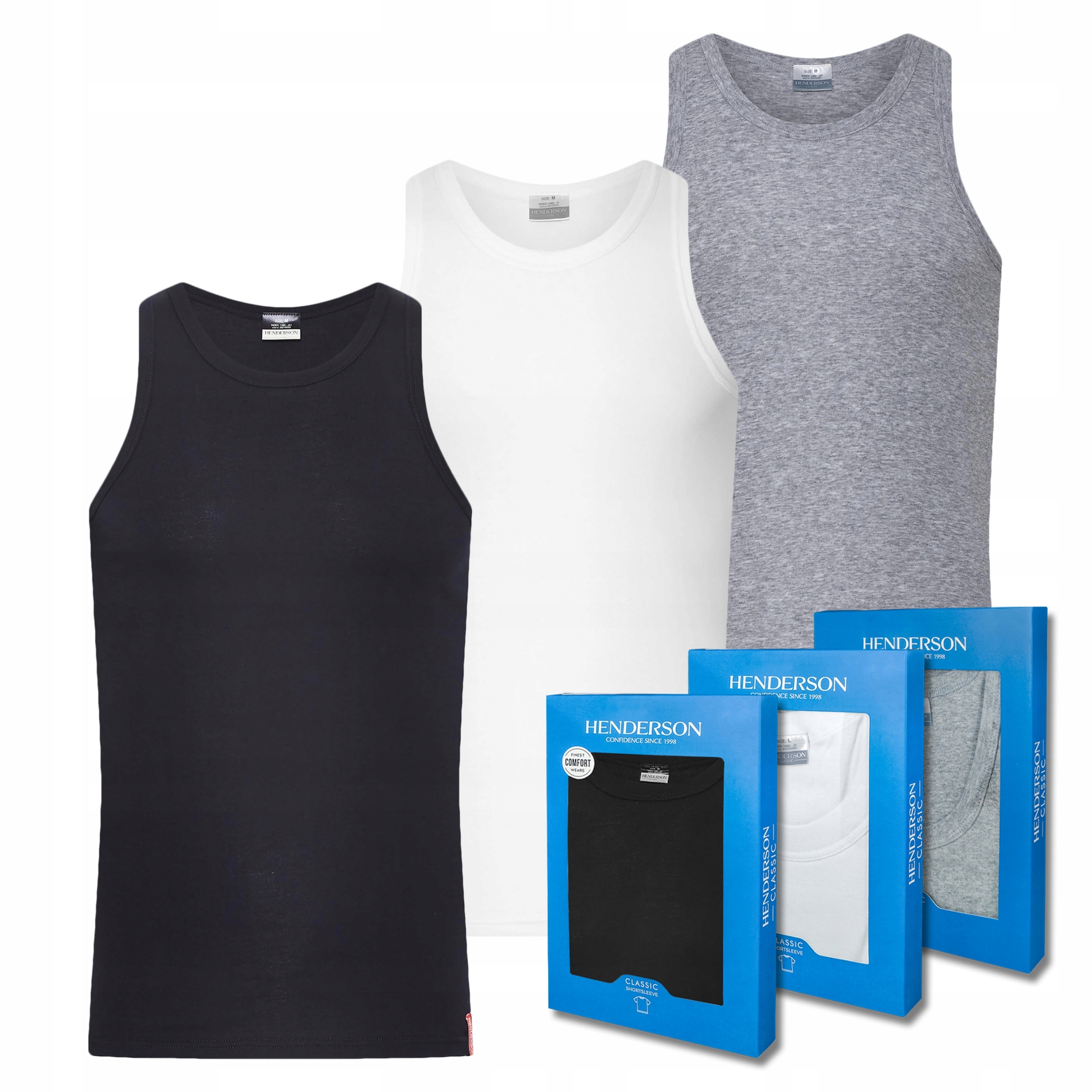 Henderson Pánské Tričko 1480 3-PAK vel. XXL