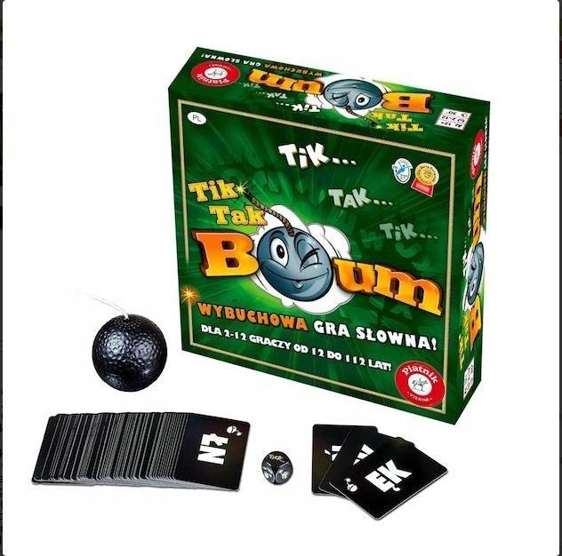 Rodzinna Gra Planszowa Planszówka Dla Dziecka 12 Lat Tik Tak Bum Piatnik