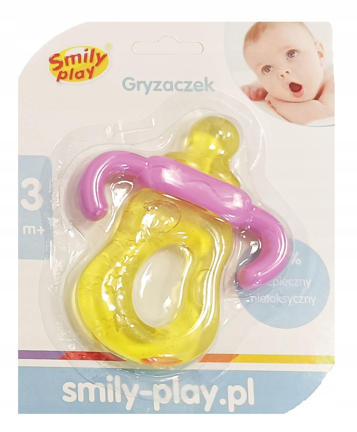 

Smily Play Gryzak gryzaczek butelka róż bezpieczny