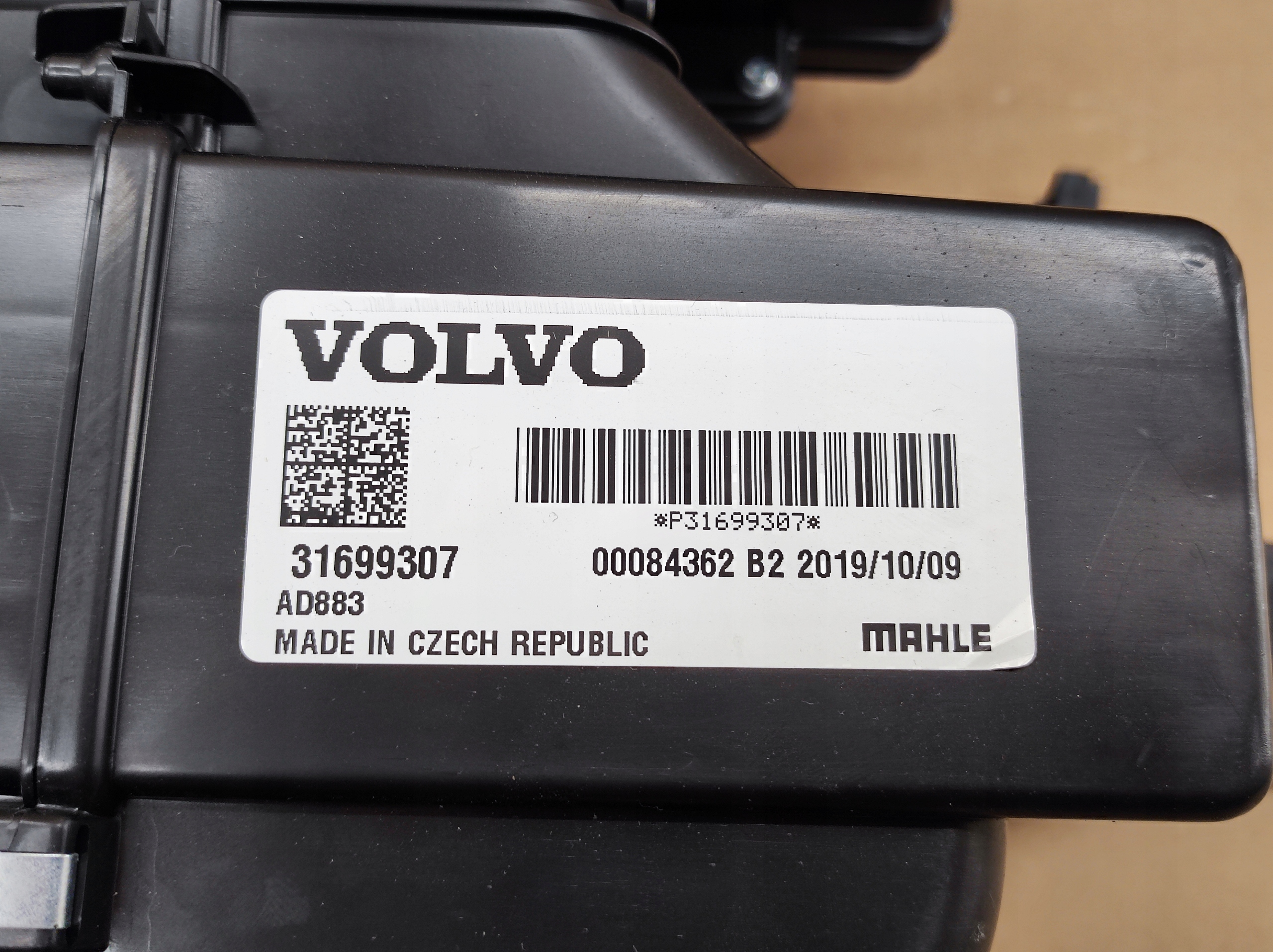 ventilátor ohřívač tOPENÍ záď VOLVO XC90 2015