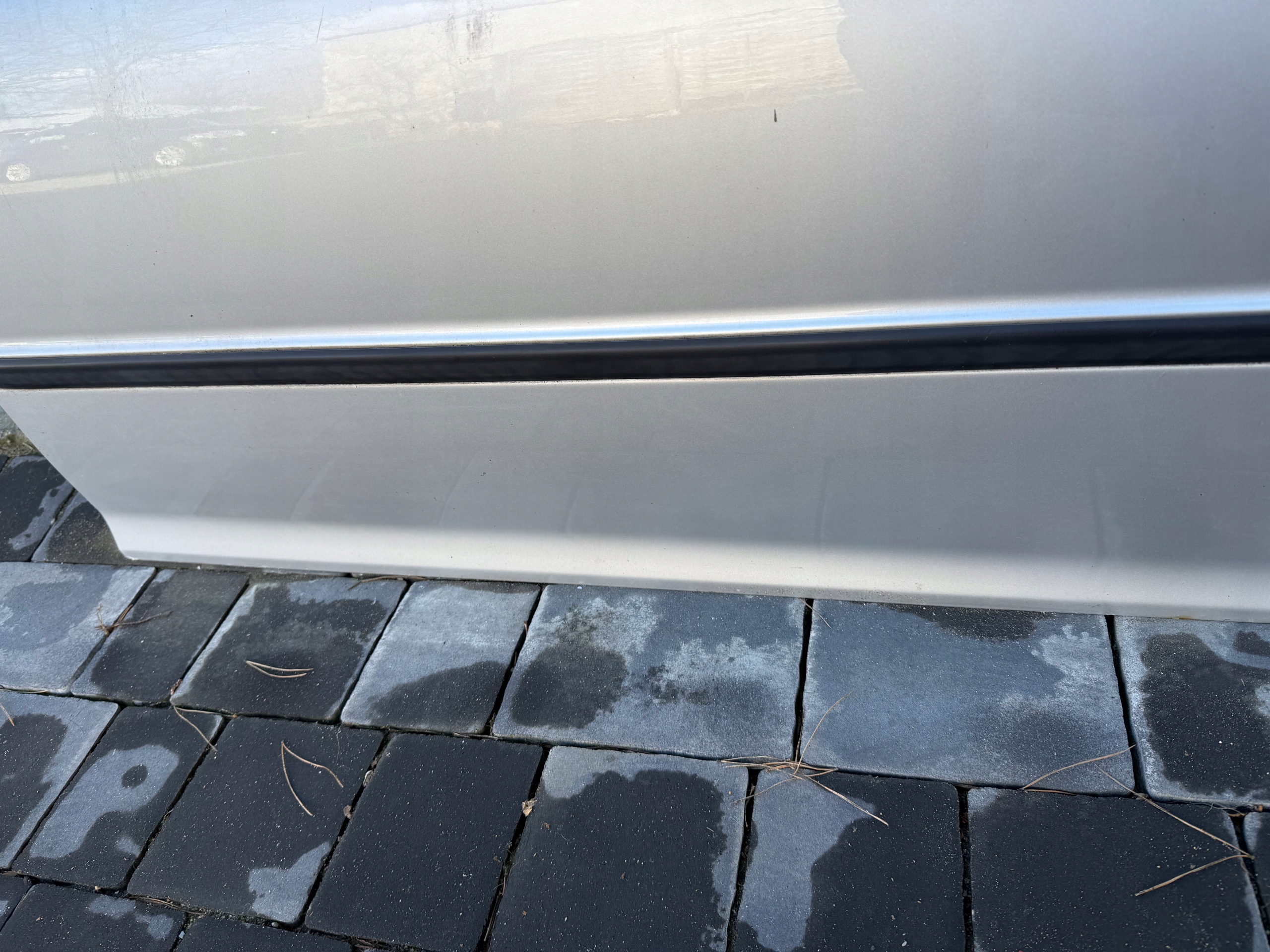 door front left BMW 3 E46 sedan KOMBI 354 TITANSILBER METALLIC