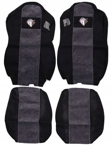 POKROWCE IVECO S-WAY 2019- 2 PASY SZARE