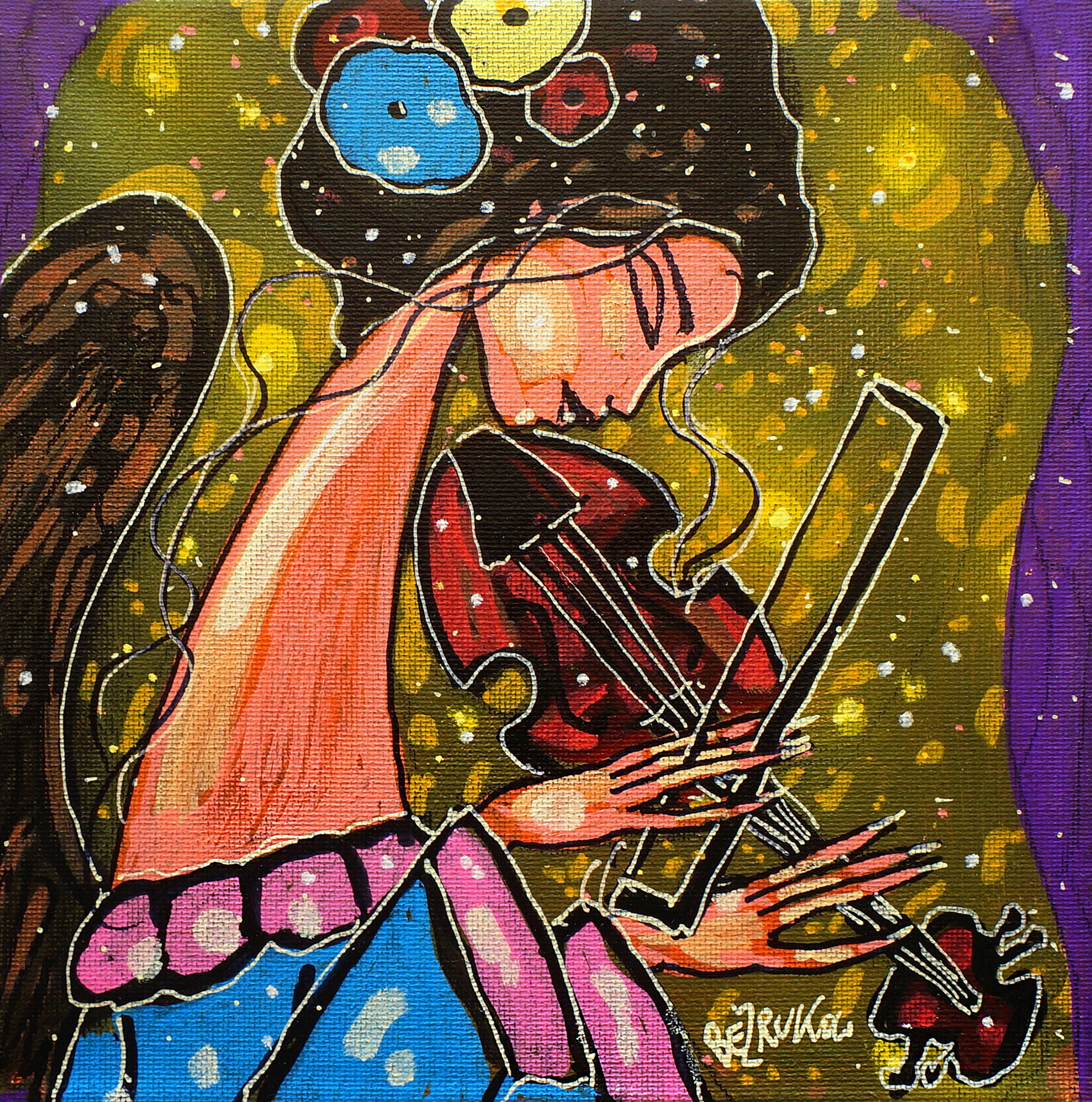 Безруков новая картина маслом от ANNA ART