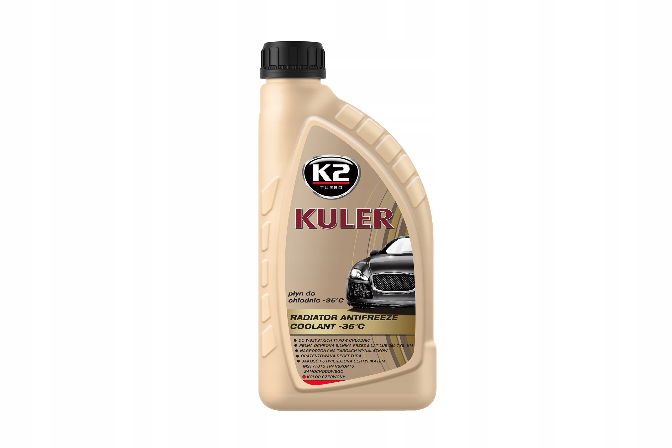 Płyn Chłodniczy K2 Kuler Czerwony 1L -35C Uniwersalny