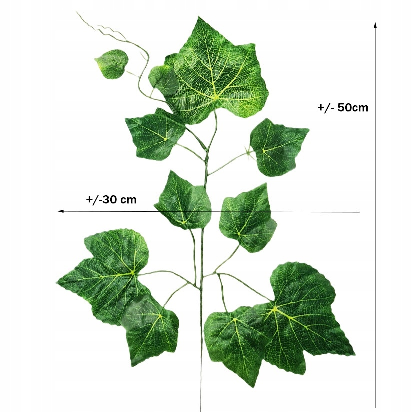 SZTUCZNE KWIATY LIŚCIE WINOGRON BLUSZCZ GAŁĄZKA Marka Skamvit