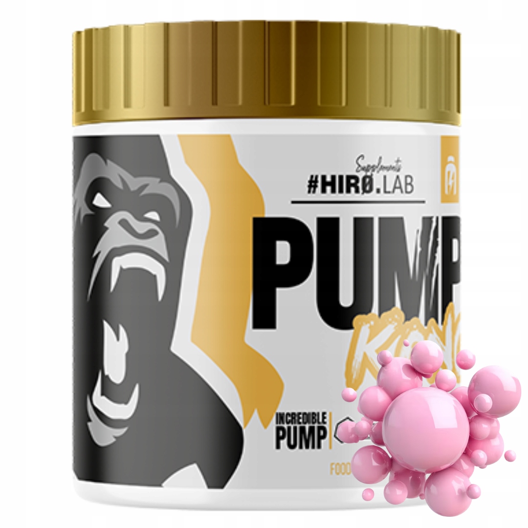 Hiro.lab Pump Kong 450 g předtréninkovka preworkout vytrvalost