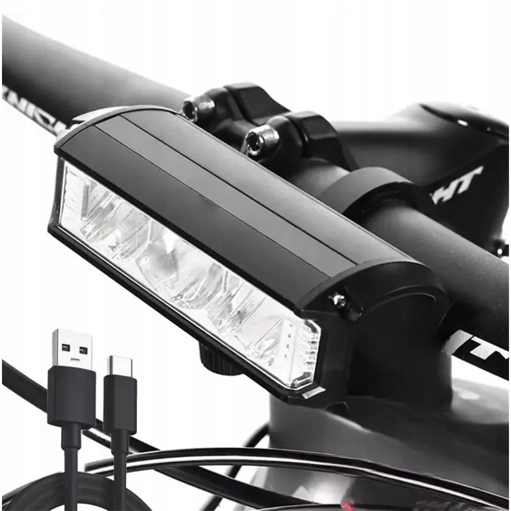 Přední Světlo Na Kolo Usb Na Kolo, Silné, Nabíjecí, B-squl