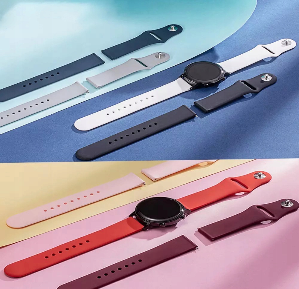 ŚLICZNY PASEK DO SMARTWATCH 20mm|RÓŻNE KOLORY Rodzaj pasek