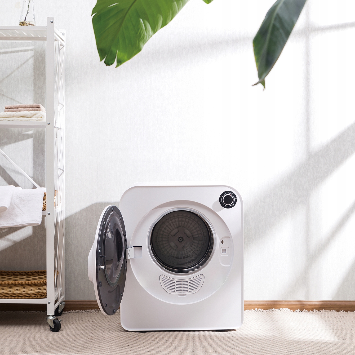 SUSZARKA NA PRANIE DO UBRAŃ BĘBNOWA 3kg 5 PROGRAMÓW 830W MAŁA BIAŁA GB405 Model GB405