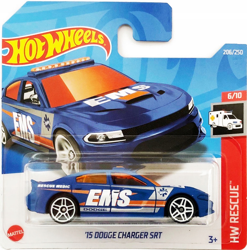 

Hot Wheels '15 Dodge Charger Srt Hw Rescue Nowy