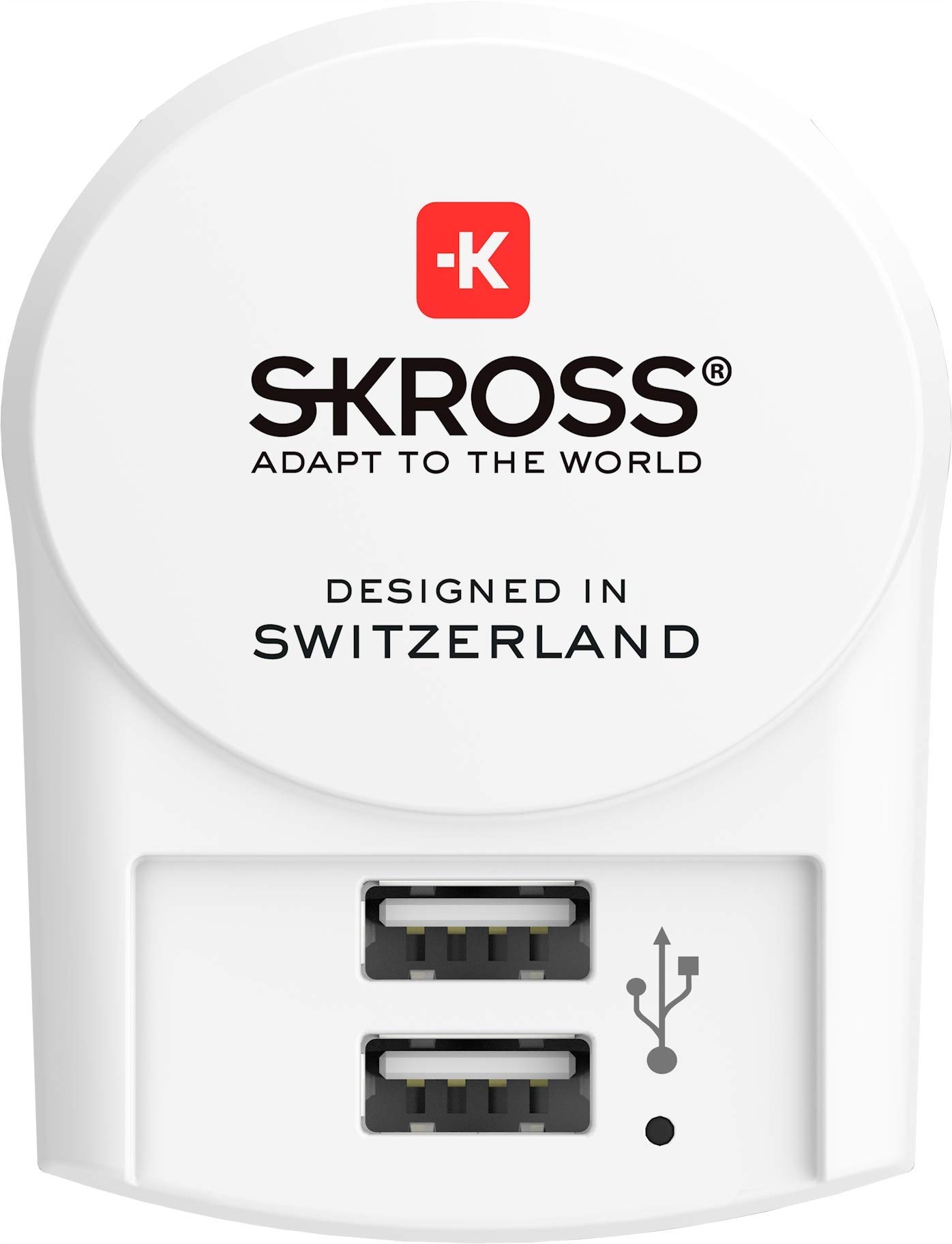 SKROSS Ładowarka USB Do Domu I Podróży Europa 2 Porty 5V 2.4A — miniatura 2