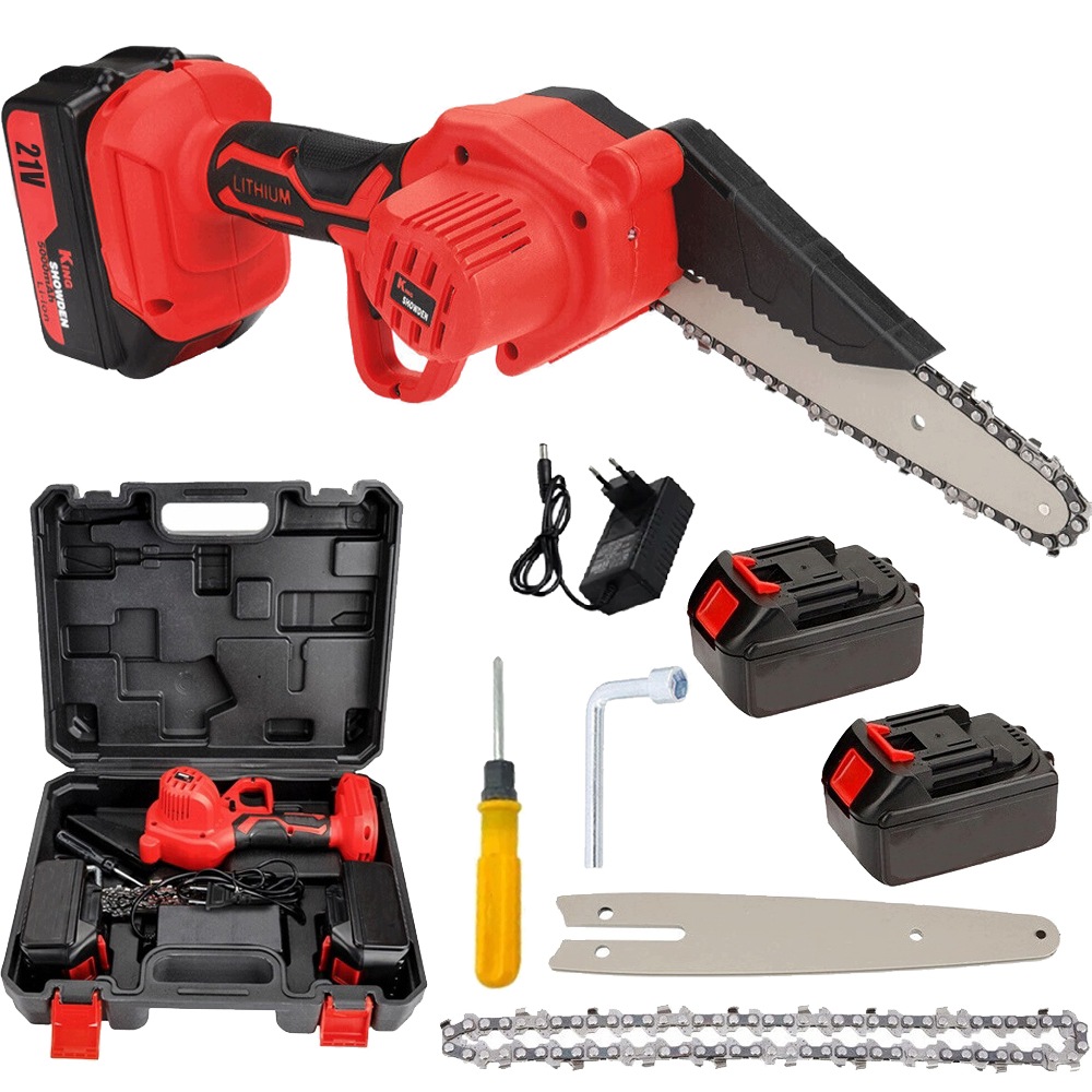 Elektrická Akumulátorová Pila Mini 6" 21V Pro Domácí Nářadí, Výkonná, 4.8 M/s