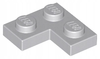 

Lego 2420 Płytka Narożna 2x2 j szara 10szt