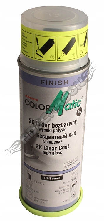 Motip Colormatic Lakier bezbarwny do Renowacji Lamp Reflektorów 2K utward