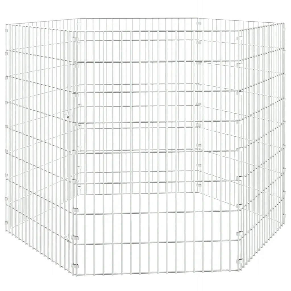Levně 6-panelová klec pro králíka, 54x80 cm, galvanizované železo
