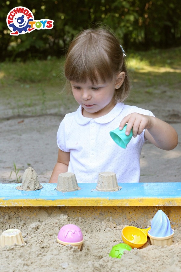 ZABAWKI PIASKU PIASKOWNICY FOREMKI LODY BABECZKI Marka Technok