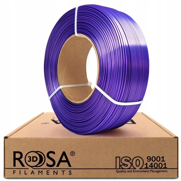 Filament 3D ReFill PLA-Silk 1,75mm Violet 1kg ROSA3D Filaments
