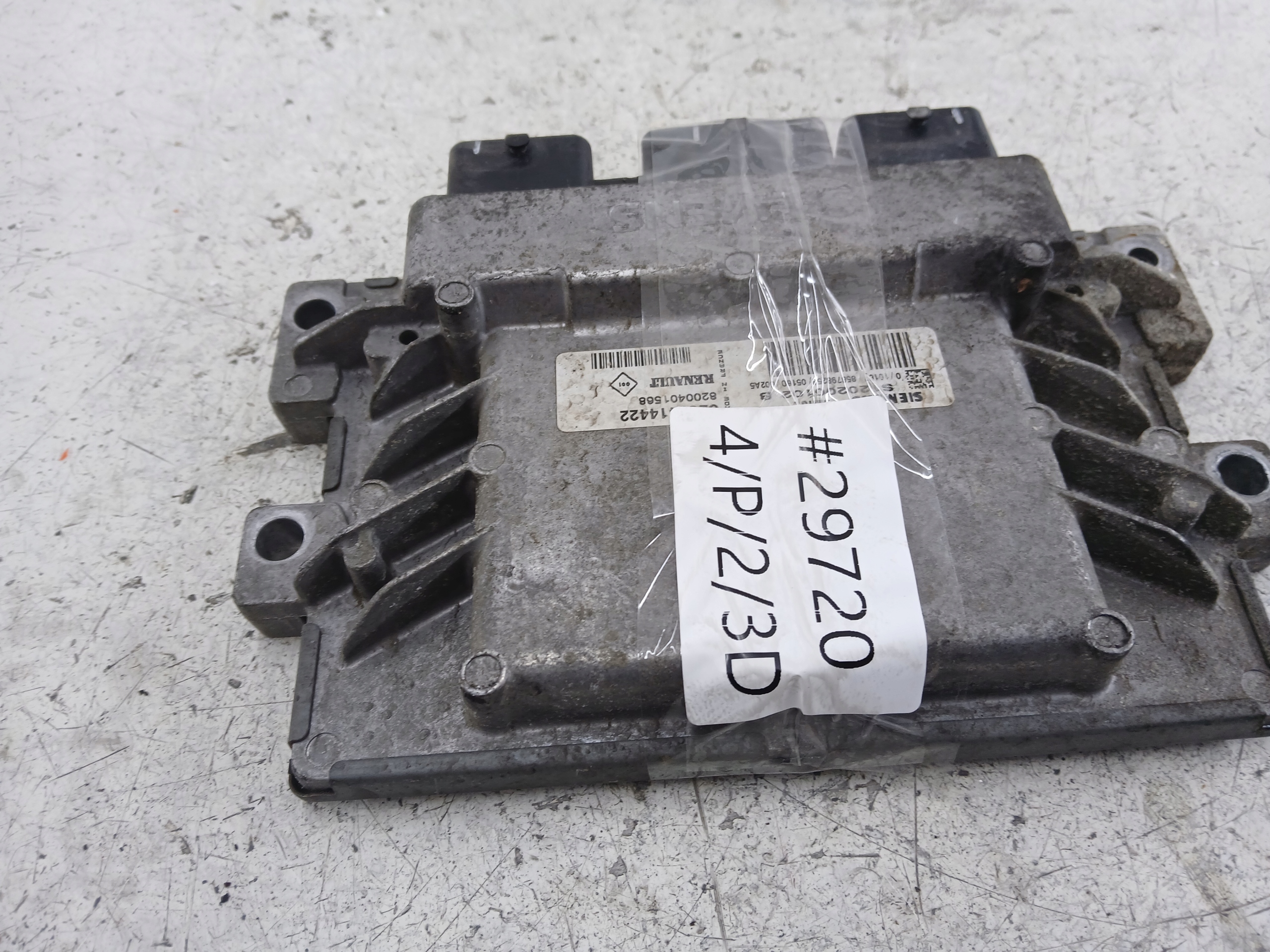 RENAULT MODUS 1.2 control unit of the engine 8200414422