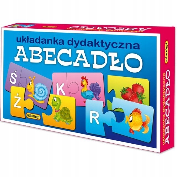 

Adamigo Układanka dydaktyczna Abecadło Puzzle 60el
