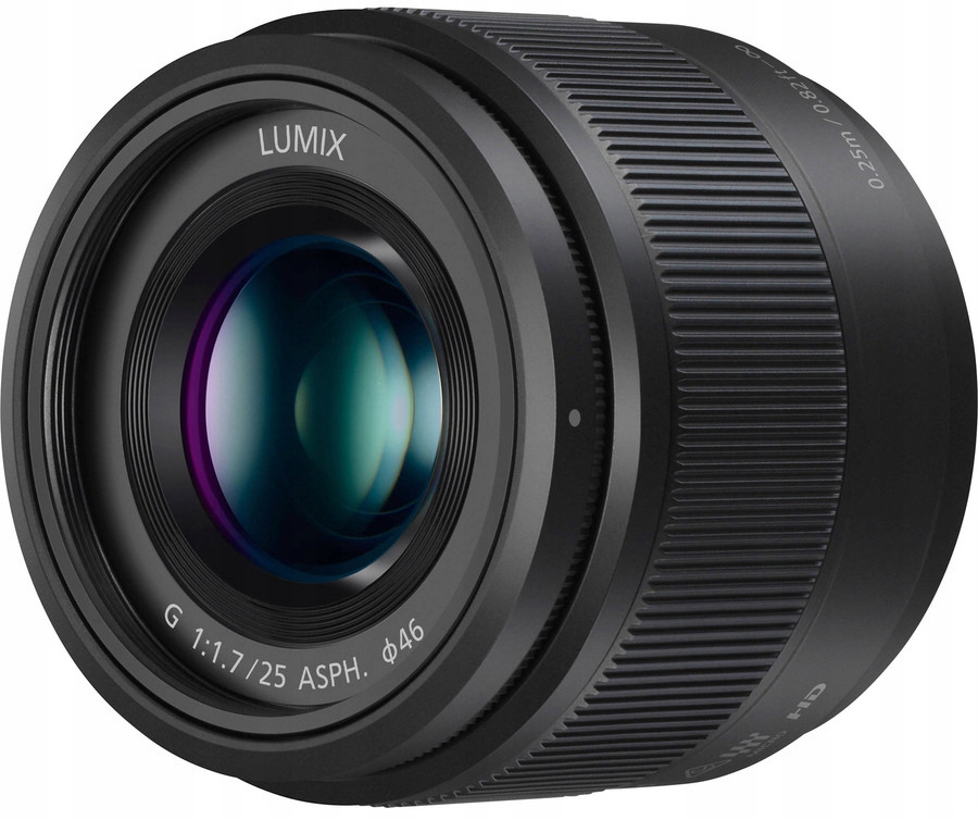 Panasonic Lumix G 25 mm f/1.7 Asph. černý