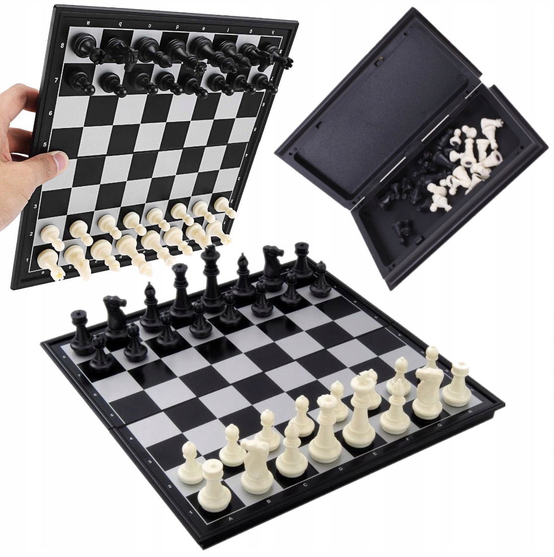 OUTLET Szachy Klasyczne Magnetyczne Na Magnes Turniejowe Rodzaj szachy magnetyczne