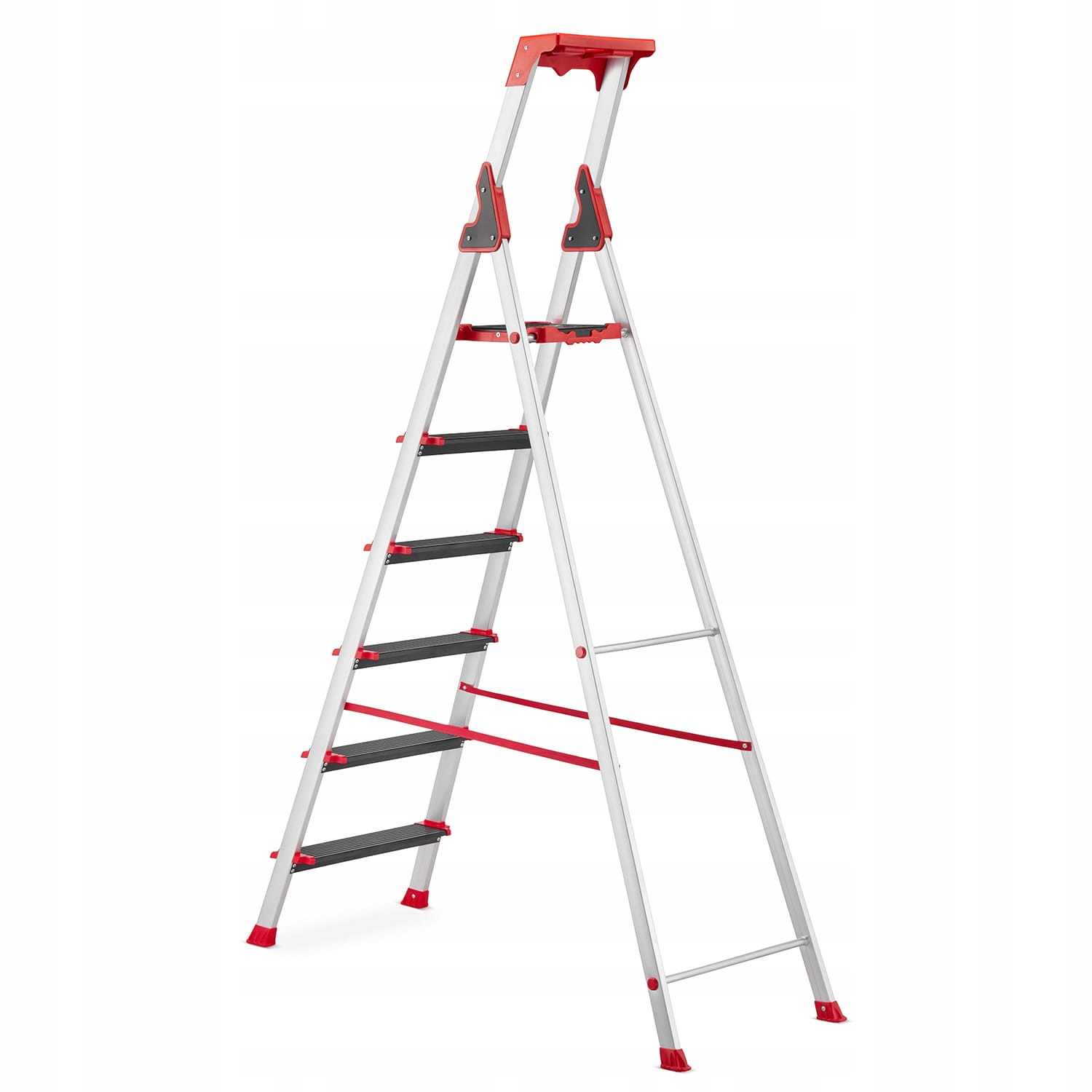 Drabina aluminiowa montażowa magazynowa profesjonalna HIGHER ALU 6 — 10