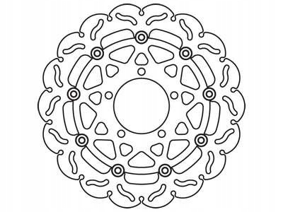 Brzdový kotúč predný Trw MSW257RAC