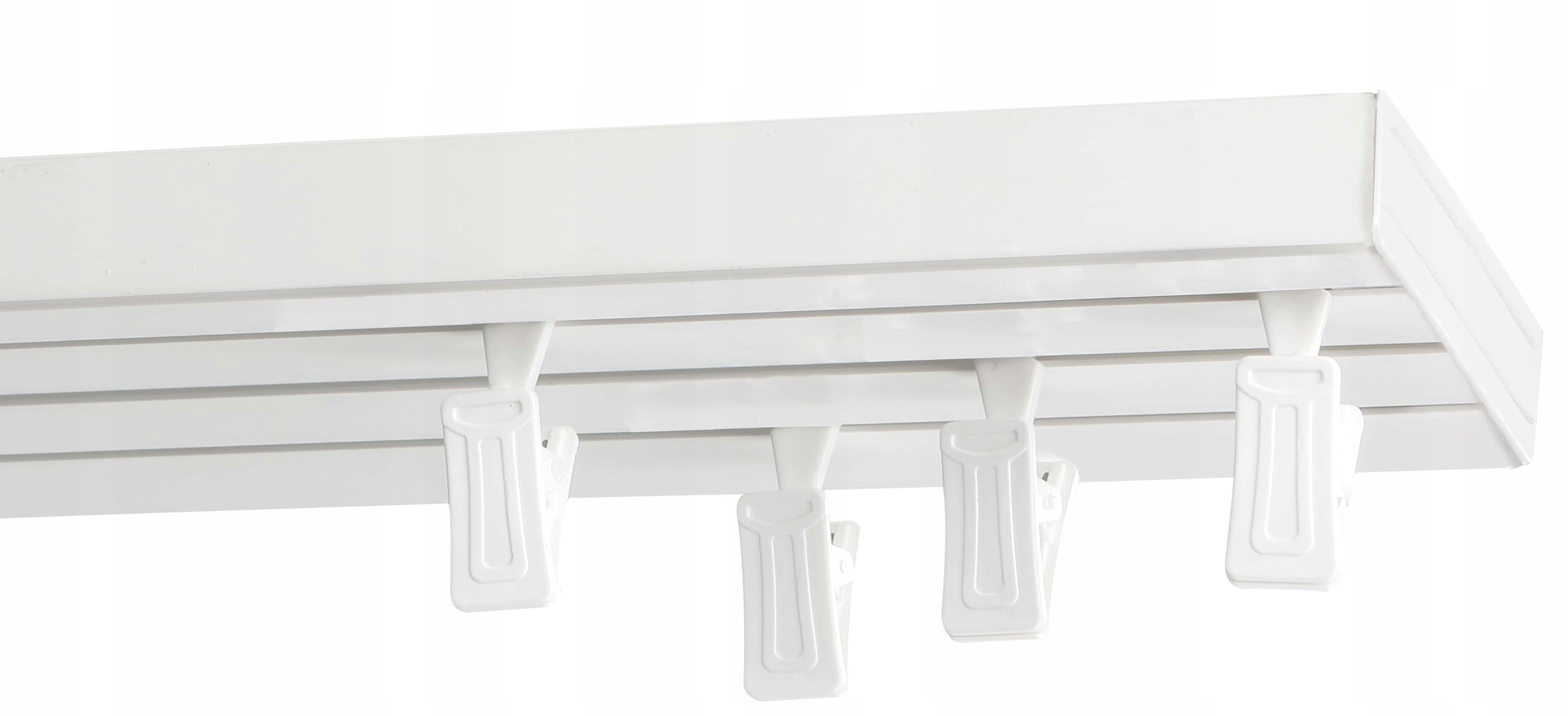 

Karnisz III-torowy 180cm Szyna Pcv Kpl promacja