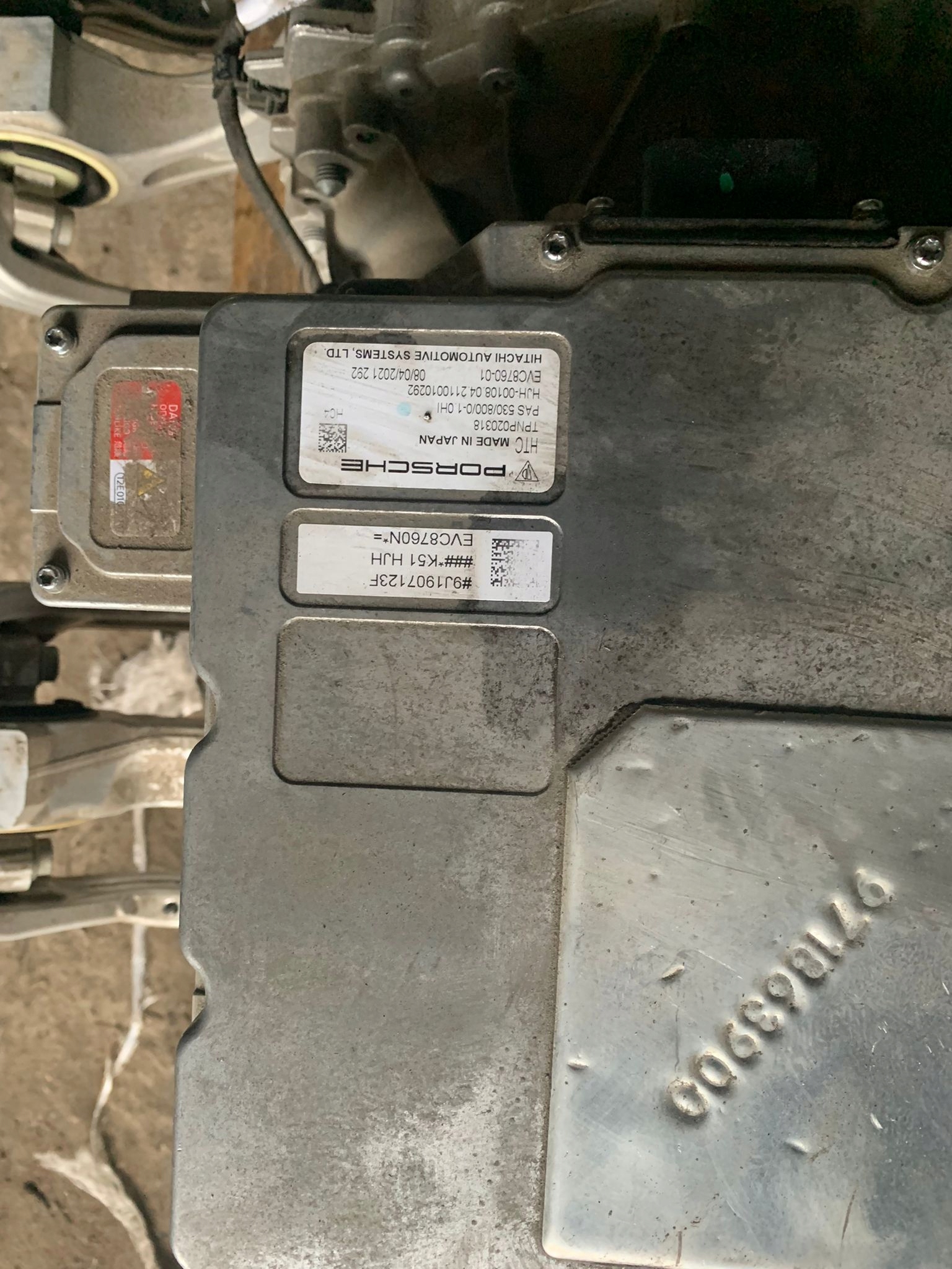 engine electrical rear PORSCHE TAYCAN TURBO S 9J1901141A 1