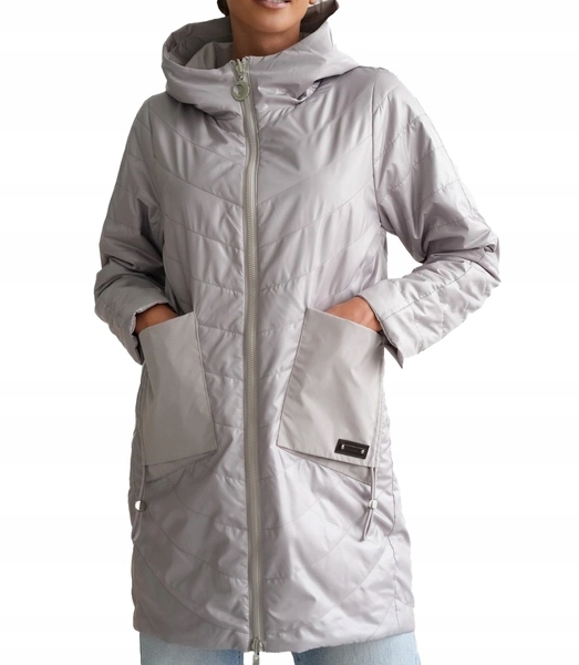 Dámský oboustranný kabát 2v1 – Elegantní Casual Sara 46