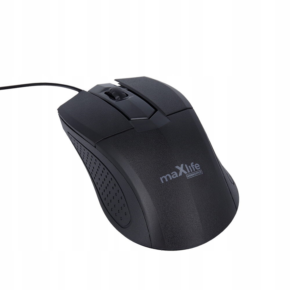 Maxlife Home Office mysz optyczna Mxhm- 01 1000 Dpi 1,2 m czarna Maxlife