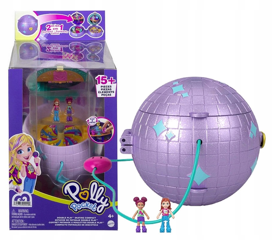 

Lalka Polly Pocket Torebka wrotkarska impreza