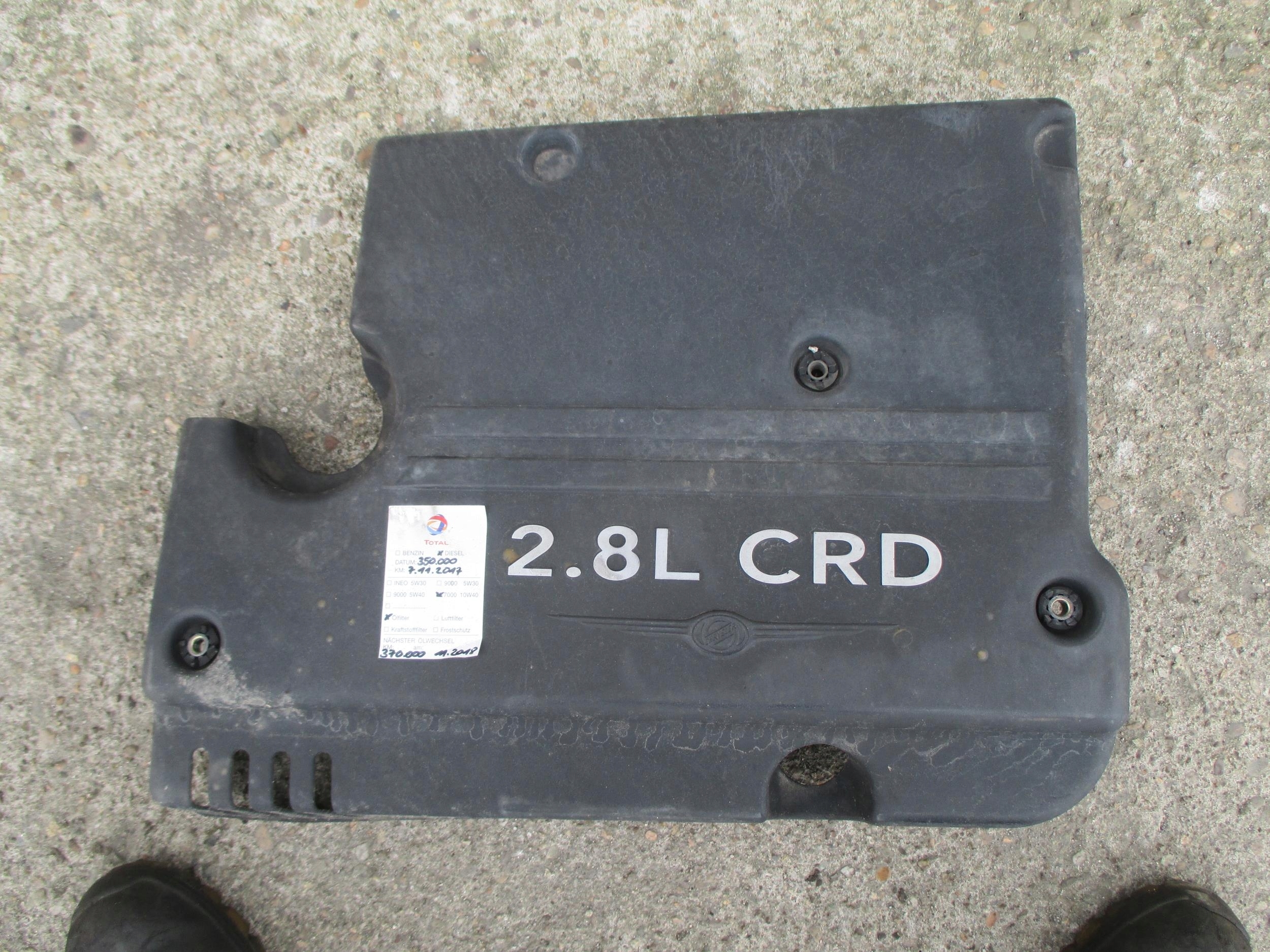 VOYAGER IV 2.8 CRD 00-07 PŁYTA OSŁONA SILNIKA