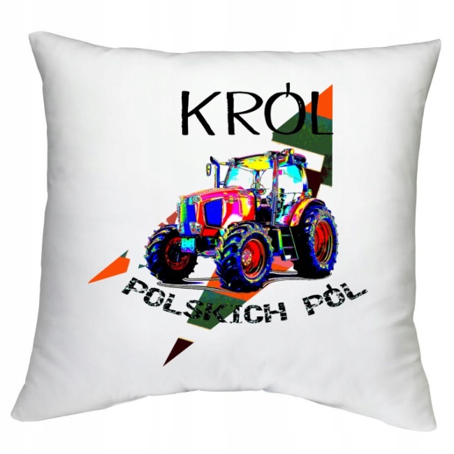 PODUSZKA KRÓL PÓL ROLNIK TRAKTOR CIĄGNIK WZORY