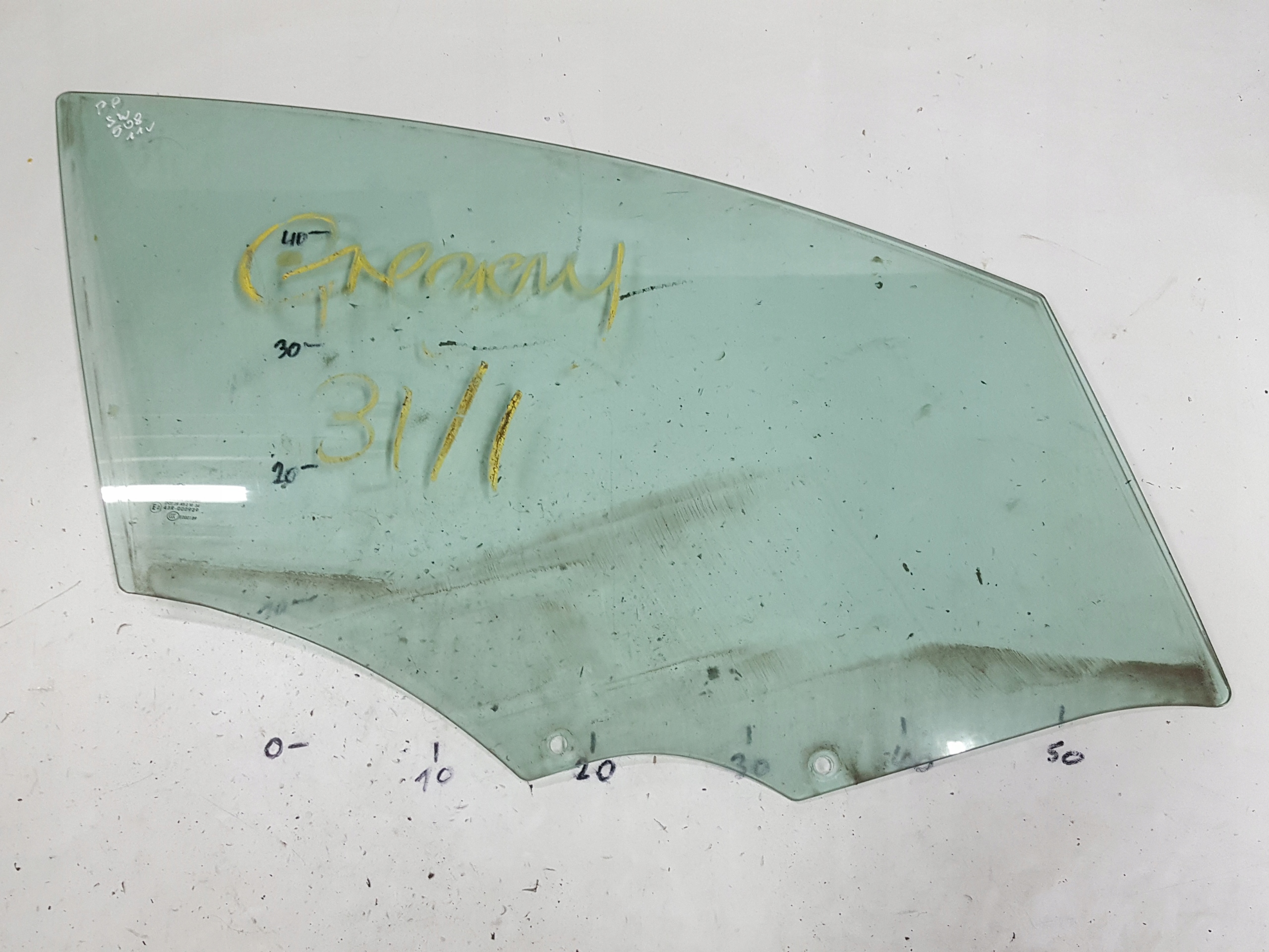 PEUGEOT 508 I 11r SW SZYBA DRZWI PRAWA PRZÓD