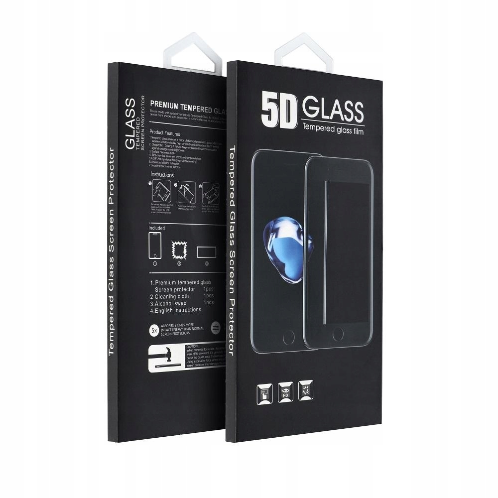 Oem 5D Full Glue Tempered Glass do Xiaomi Redmi 10 5G czarny