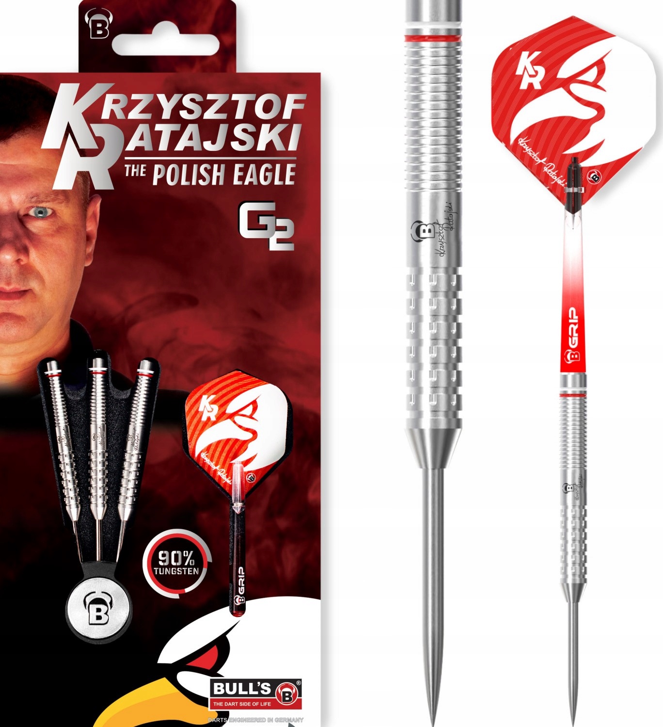 Lotki Rzutki Dart Bulls Krzysztof Ratajski Original G2 90% 26g