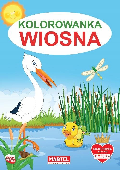 

Kolorowanka malowanka dla dzieci Wiosna